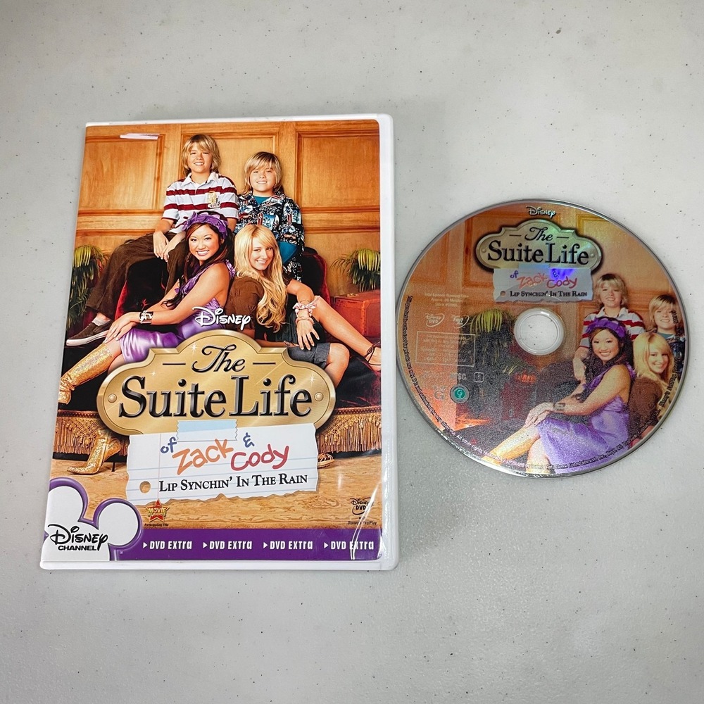 The Suite Life of Zack & Cody: Lip Synchin' In The Rain DVD Disney Channel [VG]